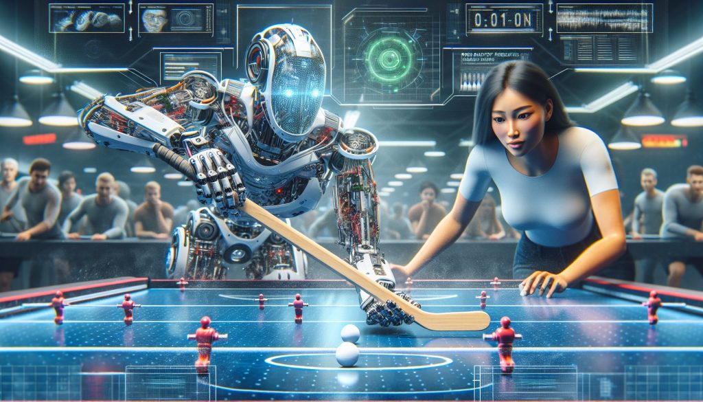Robot Air Hockey Player Predicts Your Next Move